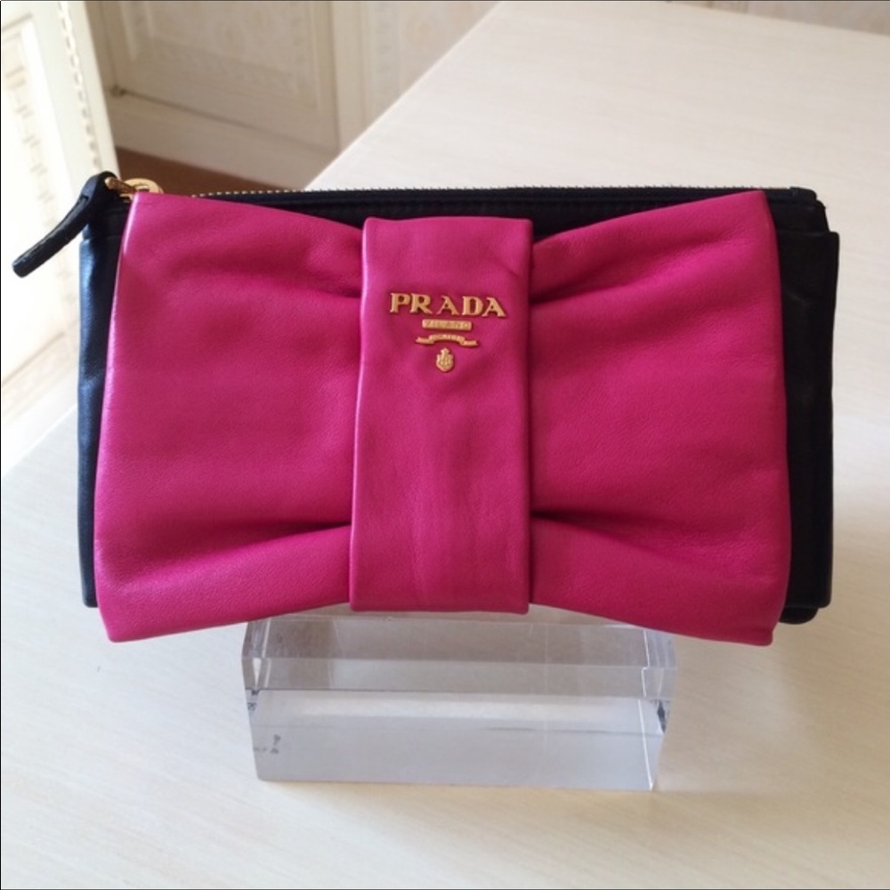 Prada Nappa Leather Clutch